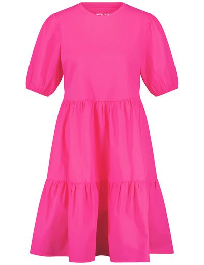 GERRY WEBER Midikleid Baumwollkleid mit gestuftem Rockteil mehr Online