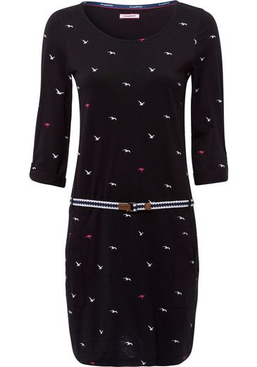KANGAROOS Jerseykleid (Set, mit abnehmbarem Gürtel) im sommerlichen Print mehr Hotsell