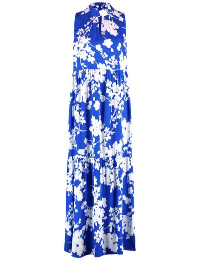TAIFUN Minikleid Ausgestelltes Stufenkleid mit Floralprint mehr Großer Ausverkauf