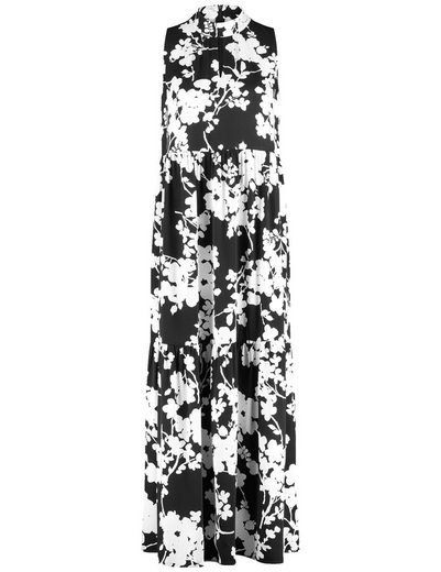 TAIFUN Minikleid Ausgestelltes Stufenkleid mit Floralprint mehr Großer Ausverkauf