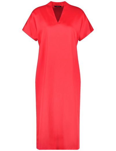TAIFUN Minikleid Fließendes Midikleid mit V-Ausschnitt mehr Bestseller