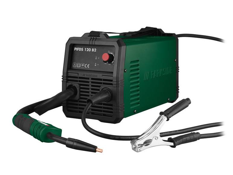 PARKSIDE® Inverter-Fülldraht-Schweißgerät »PIFDS 120 B2«, mit Tragegurt zollfrei