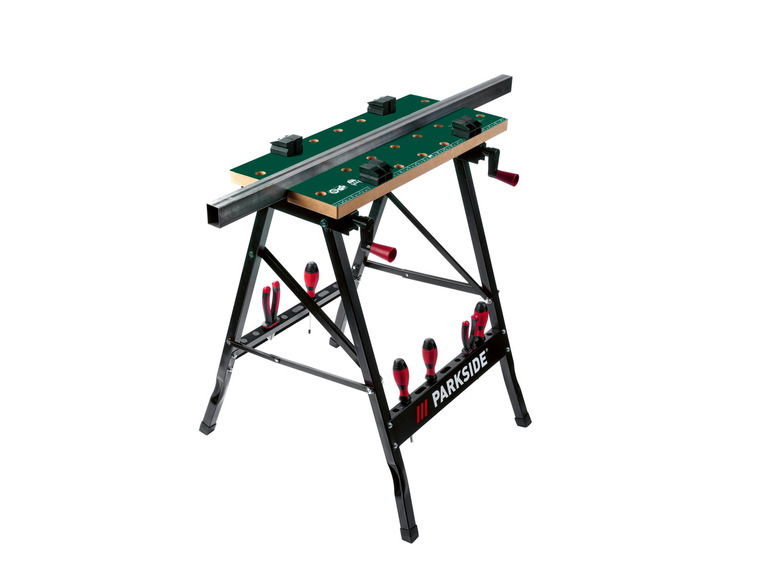 PARKSIDE® Werk- und Spanntisch, 150 kg, zusammenklappbar Rabatte dieses Monats