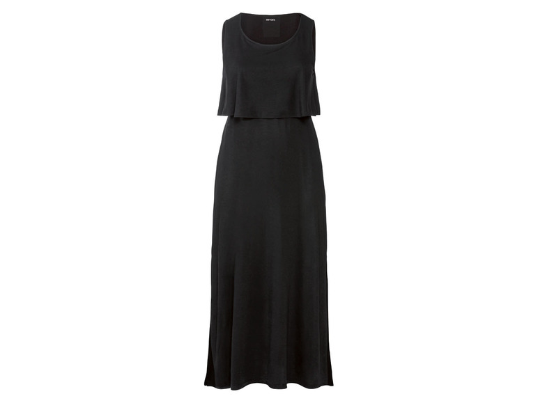 esmara® Damen Maxikleid mit langen Seitenschlitzen Black Friday