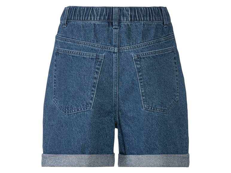 esmara® Damen Jeansshorts, mit Krempeloptik am Beinabschluss Kostenlose Rückgabe