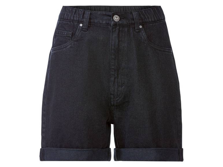 esmara® Damen Jeansshorts, mit Krempeloptik am Beinabschluss Kostenlose Rückgabe