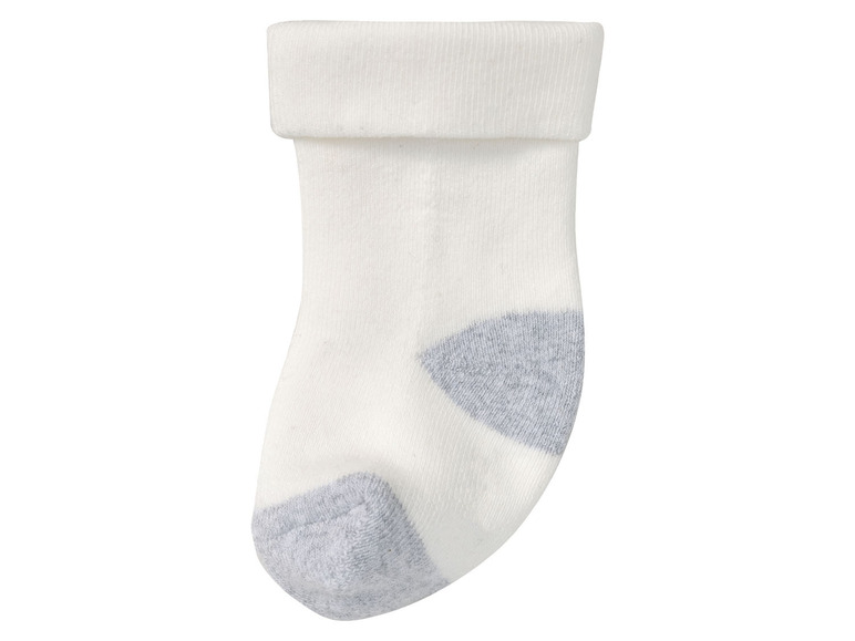 lupilu® Baby Thermo-Socken, 5 Paar, mit hohem Baumwollanteil, weiß/grau Neueste Stile