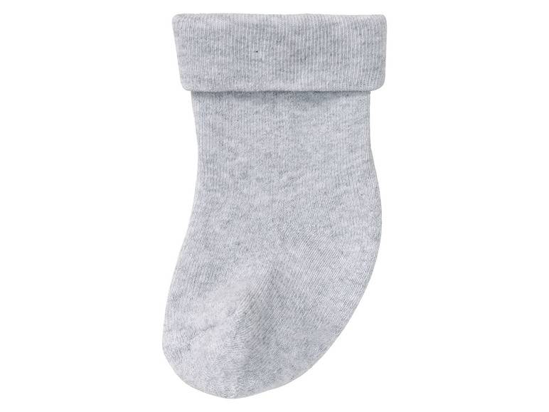 lupilu® Baby Thermo-Socken, 5 Paar, mit hohem Baumwollanteil, weiß/grau Neueste Stile