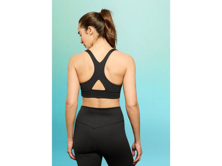 CRIVIT Damen Sportbustier, Medium-Level, mit dynamischer Kühltechnologie Vierteljährliche Förderung