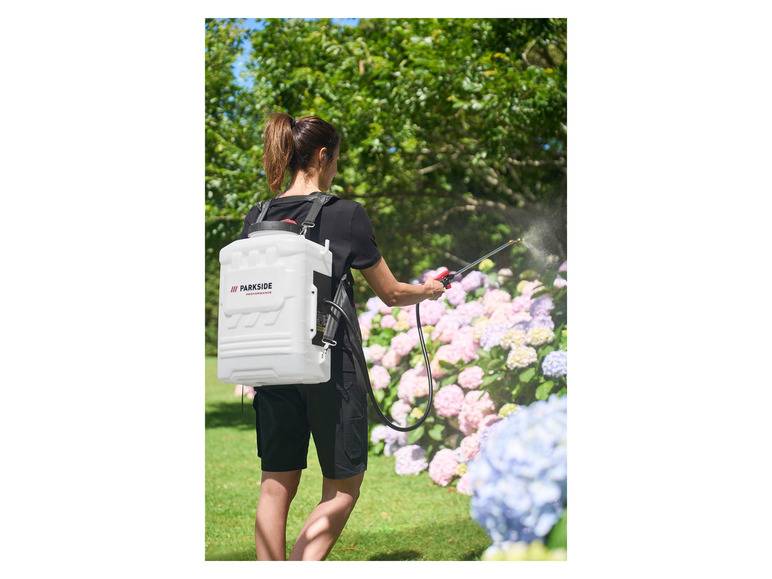 PARKSIDE PERFORMANCE® 20 V Akku-Rucksackdrucksprüher »PRDSP 20-Li C2«, ohne Akku und Ladegerät Auslauf