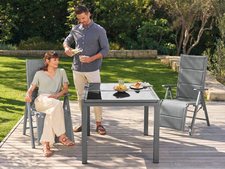LIVARNO home Alu-Gartentisch »Toronto«, ausziehbar, anthrazit Fabrikverkauf