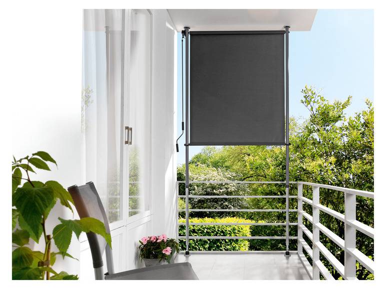 LIVARNO home Klemm-Sichtschutz, 120 x 206-300 cm Limitierter Zeitrabatt
