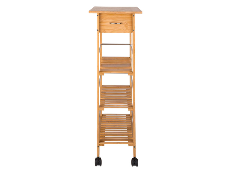 LIVARNO home Küchen-Nischenwagen Bambus, mit Schublade Preisnachlass