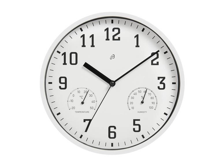 AURIOL® Wanduhr mit Thermo- und Hygrometer Cyber Monday