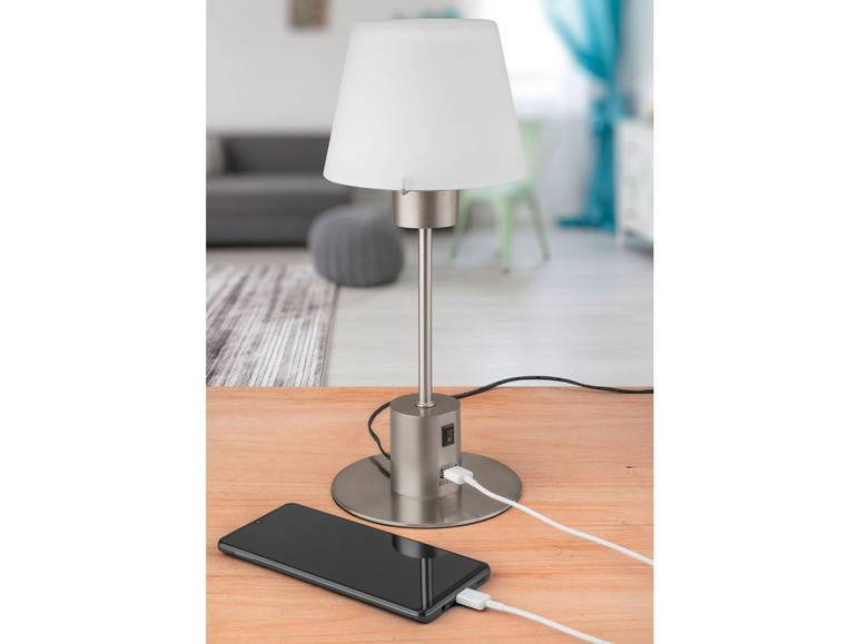 LIVARNO home LED-Tischleuchte, USB-Anschluss zum Aufladen Muttertagsangebot