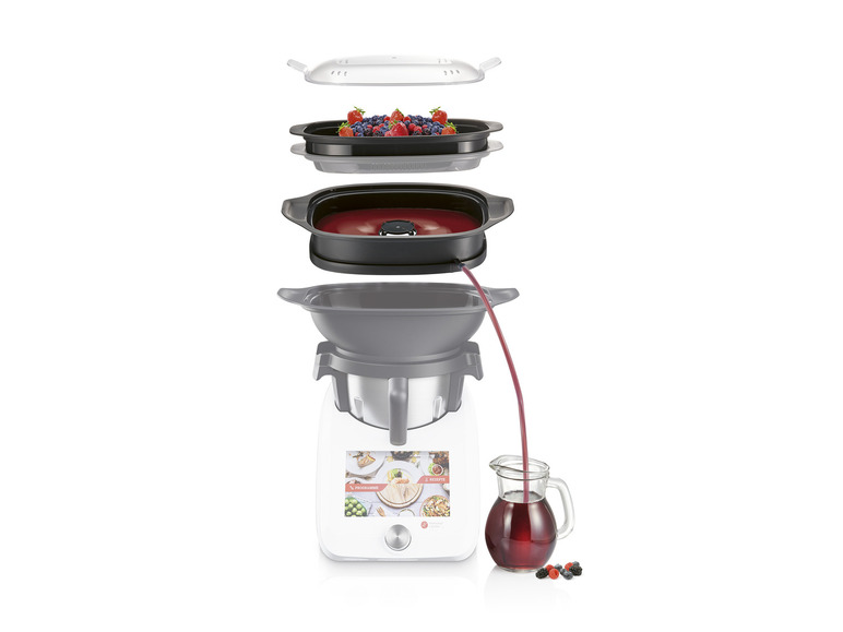 SILVERCREST® KITCHEN TOOLS Monsieur Cuisine Dampfentsafter-Aufsatz »SDMC 4 A1« Super Sparpreis
