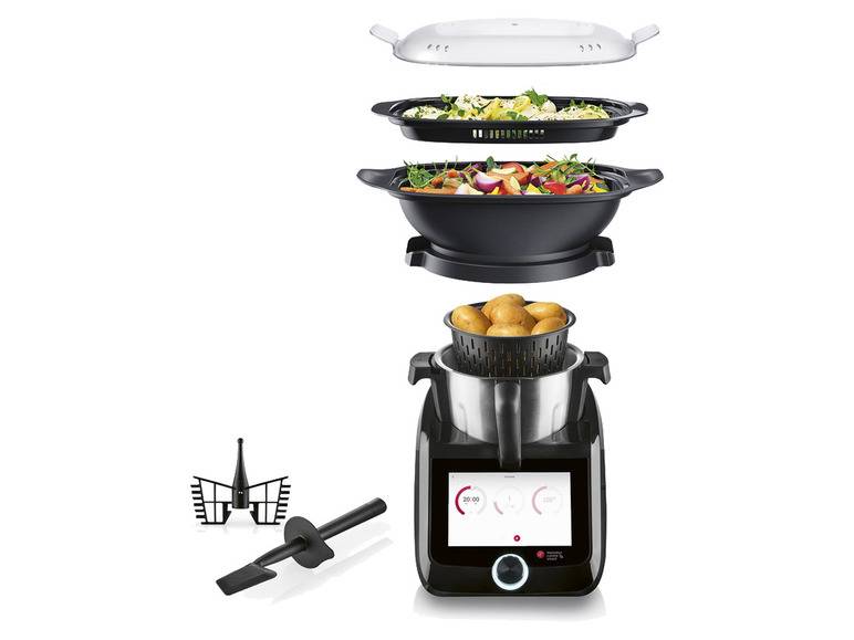 SILVERCREST® KITCHEN TOOLS Monsieur Cuisine Smart SKMS 1200 B1 Black Kostenlose Rückgabe