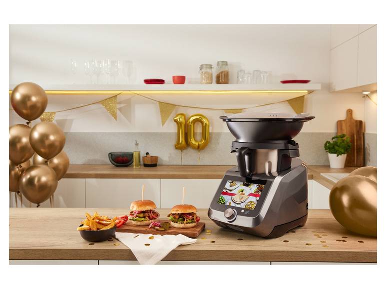 SILVERCREST® KITCHEN TOOLS Monsieur Cuisine Smart SKMS 1200 B1 Titanium Begrenzte Freigabe