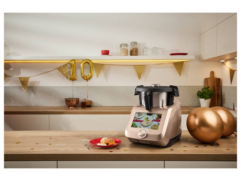 SILVERCREST® KITCHEN TOOLS Monsieur Cuisine Smart SKMS 1200 B1 Champagner Letzte 3 Tage