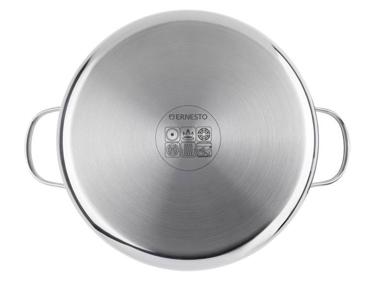 ERNESTO® Edelstahl-Topf, mit Deckel, Ø 24 cm 2025