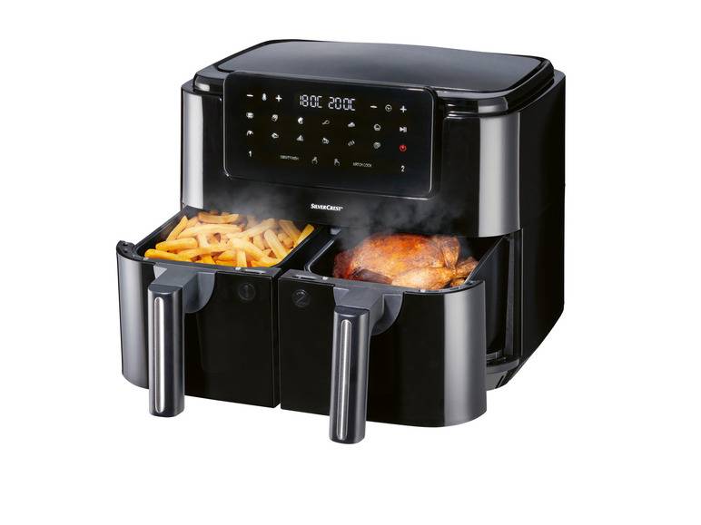 SILVERCREST® KITCHEN TOOLS Doppelzonen Heißtluftfritteuse »A1 SHLFDD 2400«, 2200–2600 W Hotsell