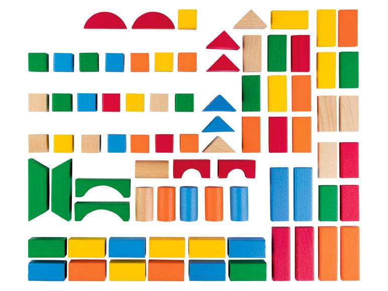 Playtive Bausteinset, aus Holz Kostenloser Versand