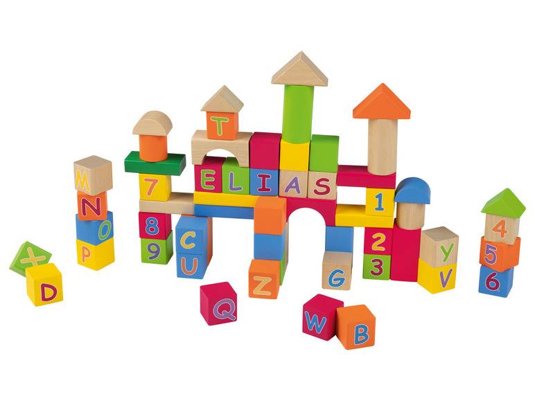Playtive Bausteinset, aus Holz Kostenloser Versand