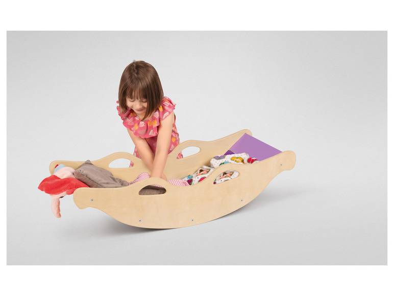 Playtive Holz Balancewippe, in Regenbogenfarben Günstig kaufen