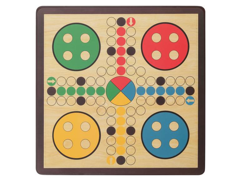 Playtive Holz 10-in-1 Spielesammlung, unterschiedliche Spiele Großer Ausverkauf