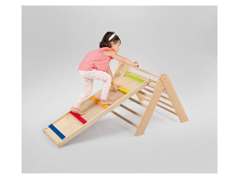 Playtive Kletterleiter und Rutsche, 2in1, aus Birkensperrholz Begrenztes Angebot