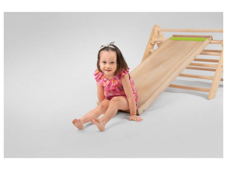 Playtive Kletterleiter und Rutsche, 2in1, aus Birkensperrholz Begrenztes Angebot