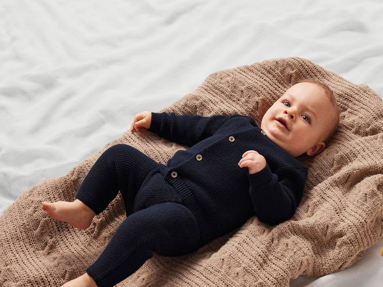 lupilu® Baby Strickjacke aus reiner Bio-Baumwolle Weihnachtsangebot
