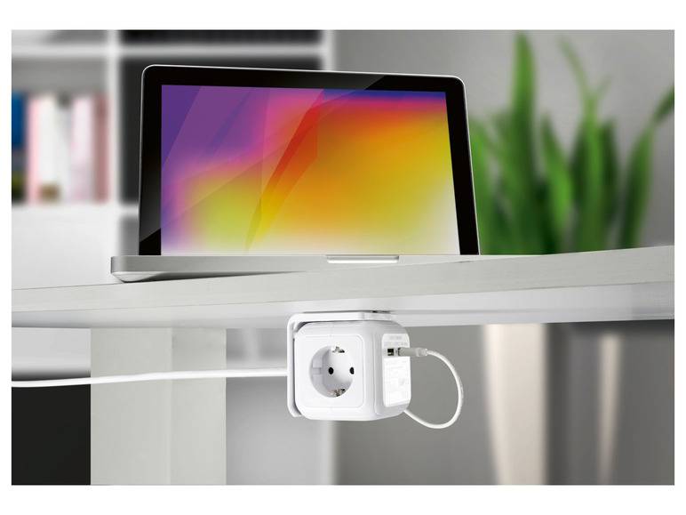 SILVERCREST® Steckdosenwürfel mit USB-Ports Kauf eins, bekomm eins gratis