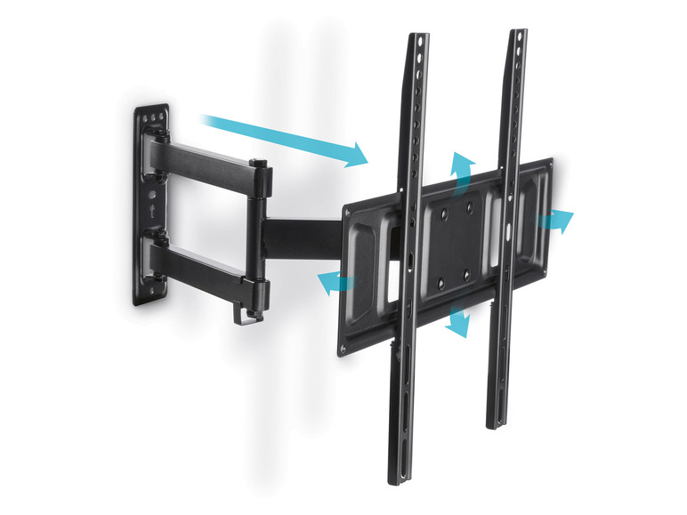 SILVERCREST® »STVWH35 A1« TV Wandhalterung mit Wasserwaage schwenk- und neigbar 32 - 65 Zoll VIP-Rabatte