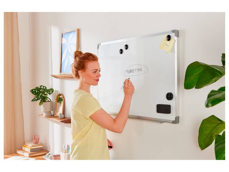 UNITED OFFICE® Magnet- und Whiteboard, abwischbar Kostenloser Versand international