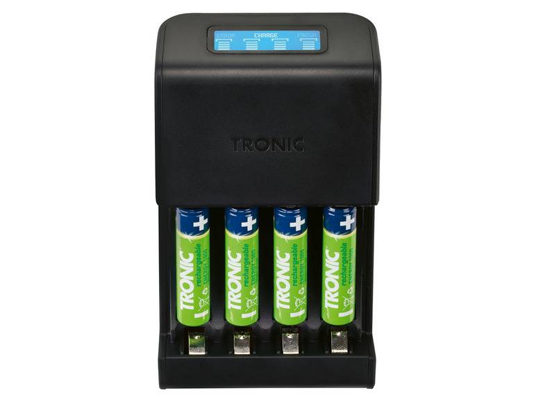 TRONIC® Akku Ladegerät mit LCD Ladeanzeige Online