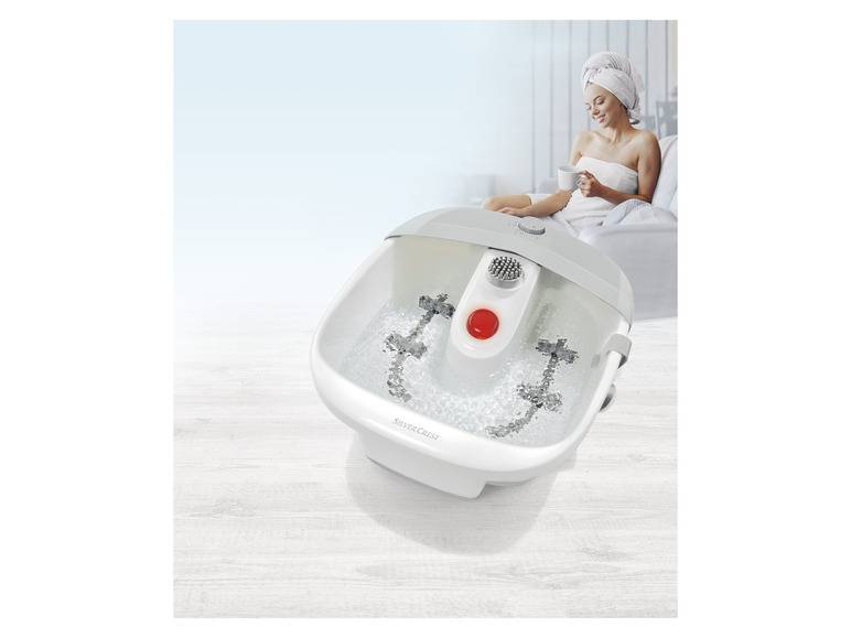 SILVERCREST® PERSONAL CARE Fußsprudelbad, »SFB 80 A2« 3 Pediküre-Aufsätze Muttertagsangebot