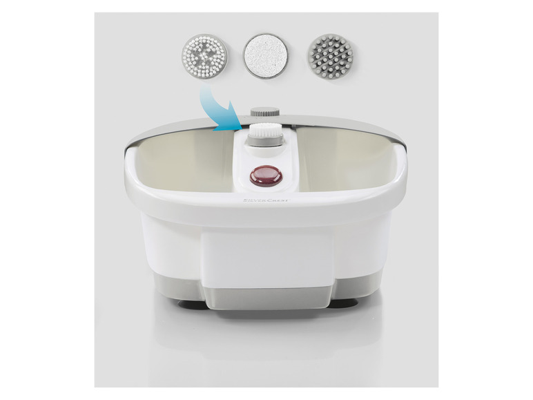 SILVERCREST® PERSONAL CARE Fußsprudelbad, »SFB 80 A2« 3 Pediküre-Aufsätze Muttertagsangebot