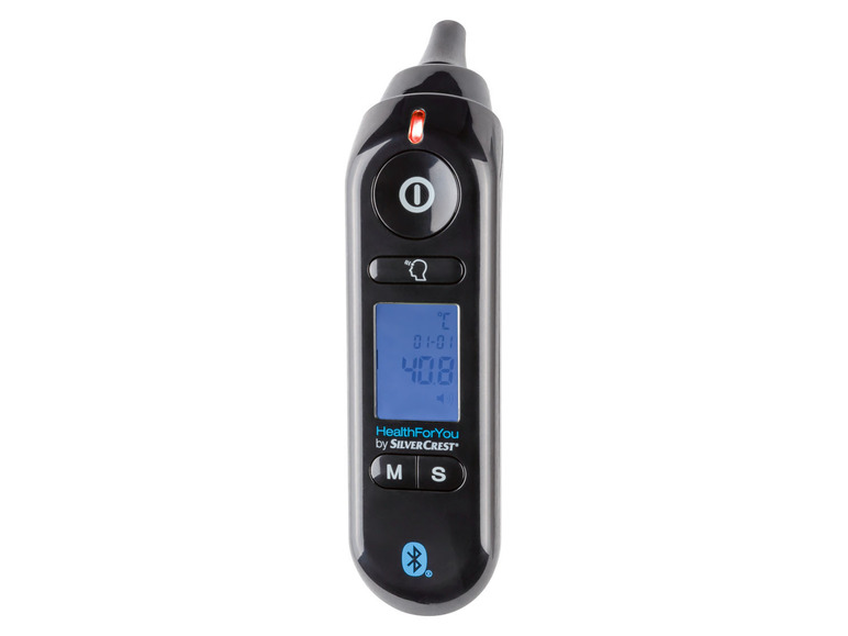 SILVERCREST® PERSONAL CARE Multifunktionsthermometer SFT 81, mit App Räumungsverkauf