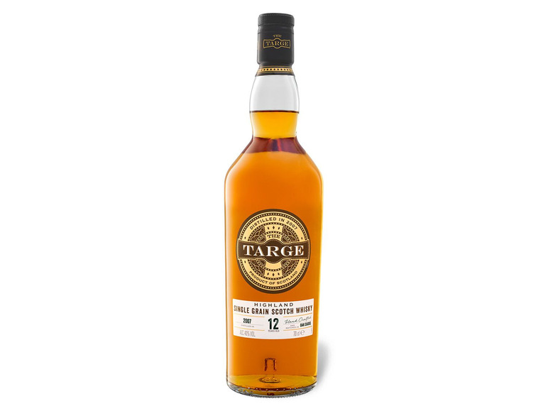 The Targe Highland Single Grain Scotch Whisky 12 Jahre mit Geschenkbox 40% Vol Riesige Ersparnisse