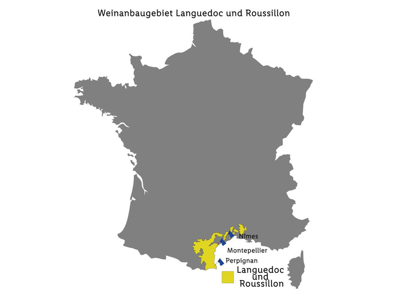 Costières de Nîmes AOP trocken, Rotwein 2022 Letzter Tag