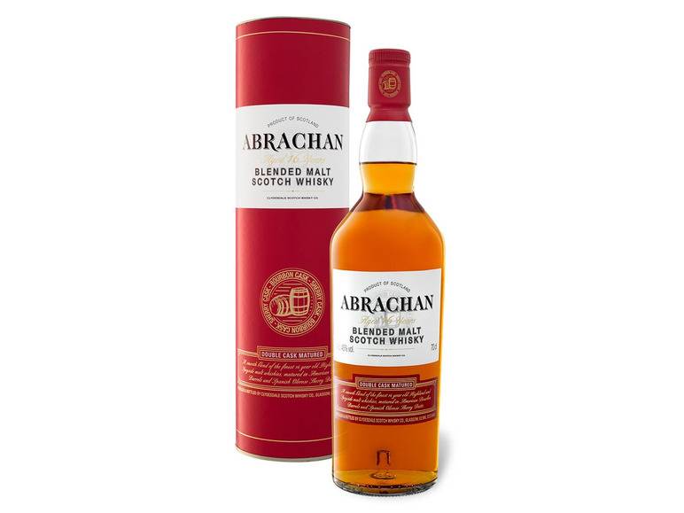 Abrachan Blended Malt Scotch Whisky 16 Jahre mit Geschenkbox 45% Vol 50% Rabatt mit kostenlosem Versand
