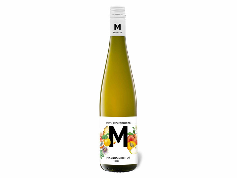 Markus Molitor "M" Riesling Mosel QbA feinherb, Weißwein 2022 Auslauf