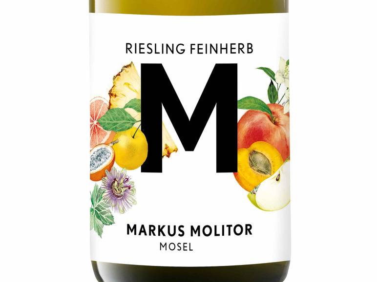 Markus Molitor "M" Riesling Mosel QbA feinherb, Weißwein 2022 Auslauf