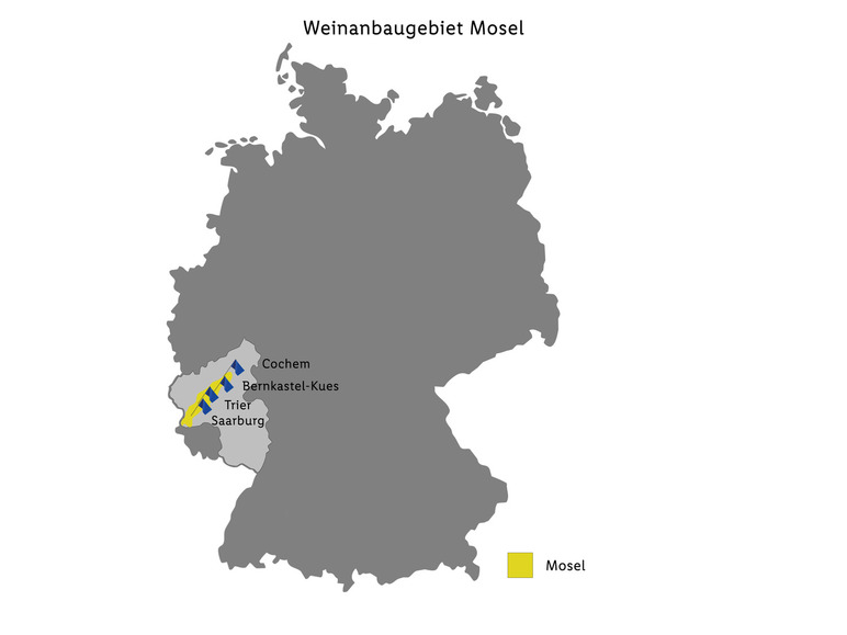 Markus Molitor "M" Riesling Mosel QbA feinherb, Weißwein 2022 Auslauf