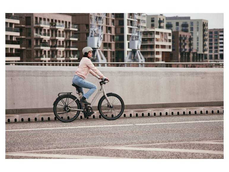 CRIVIT Urban E-Bike Y.2 Cream White Kostenloser Versand