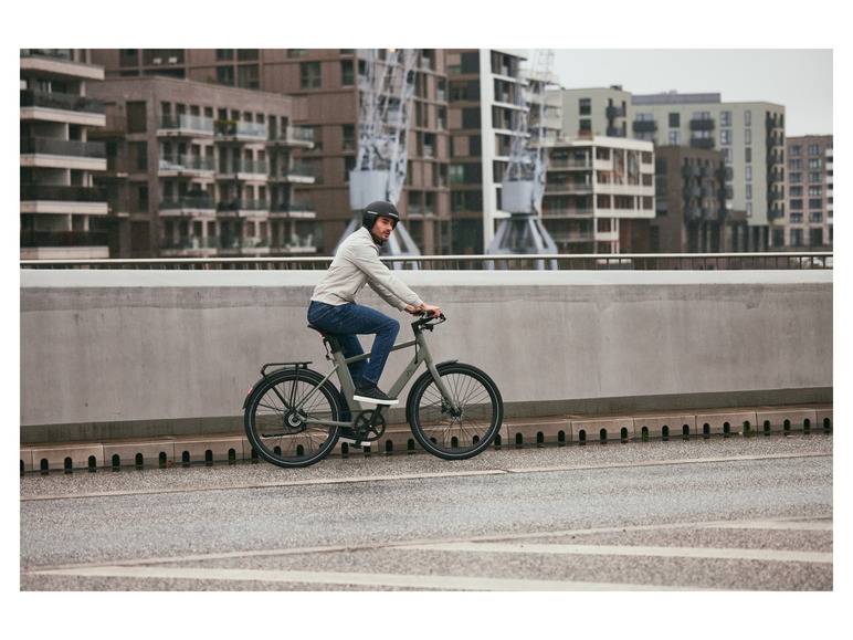 CRIVIT Urban E-Bike X.2 Olive Green Limitierter Zeitrabatt