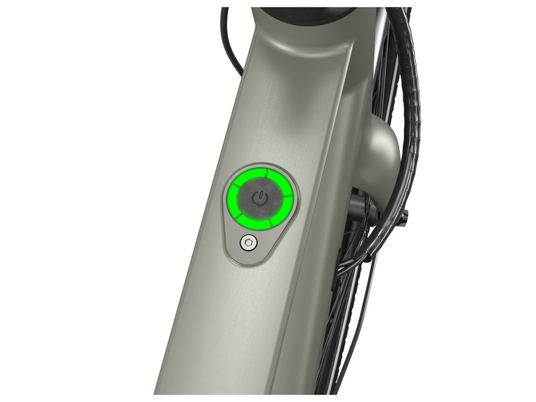 CRIVIT Urban E-Bike X.2 Olive Green Limitierter Zeitrabatt