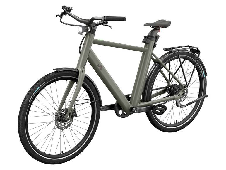 CRIVIT Urban E-Bike X.2 Olive Green Limitierter Zeitrabatt