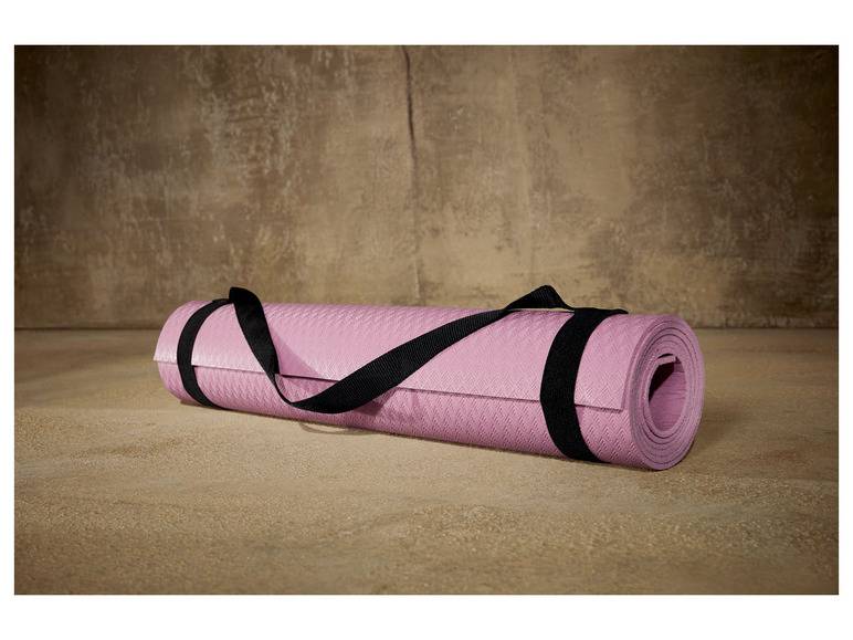 CRIVIT Yogamatte 180 x 60 cm, mit Tragegurt Versandkostenfrei